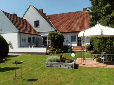 achterzijde en tuin vakantiewoning