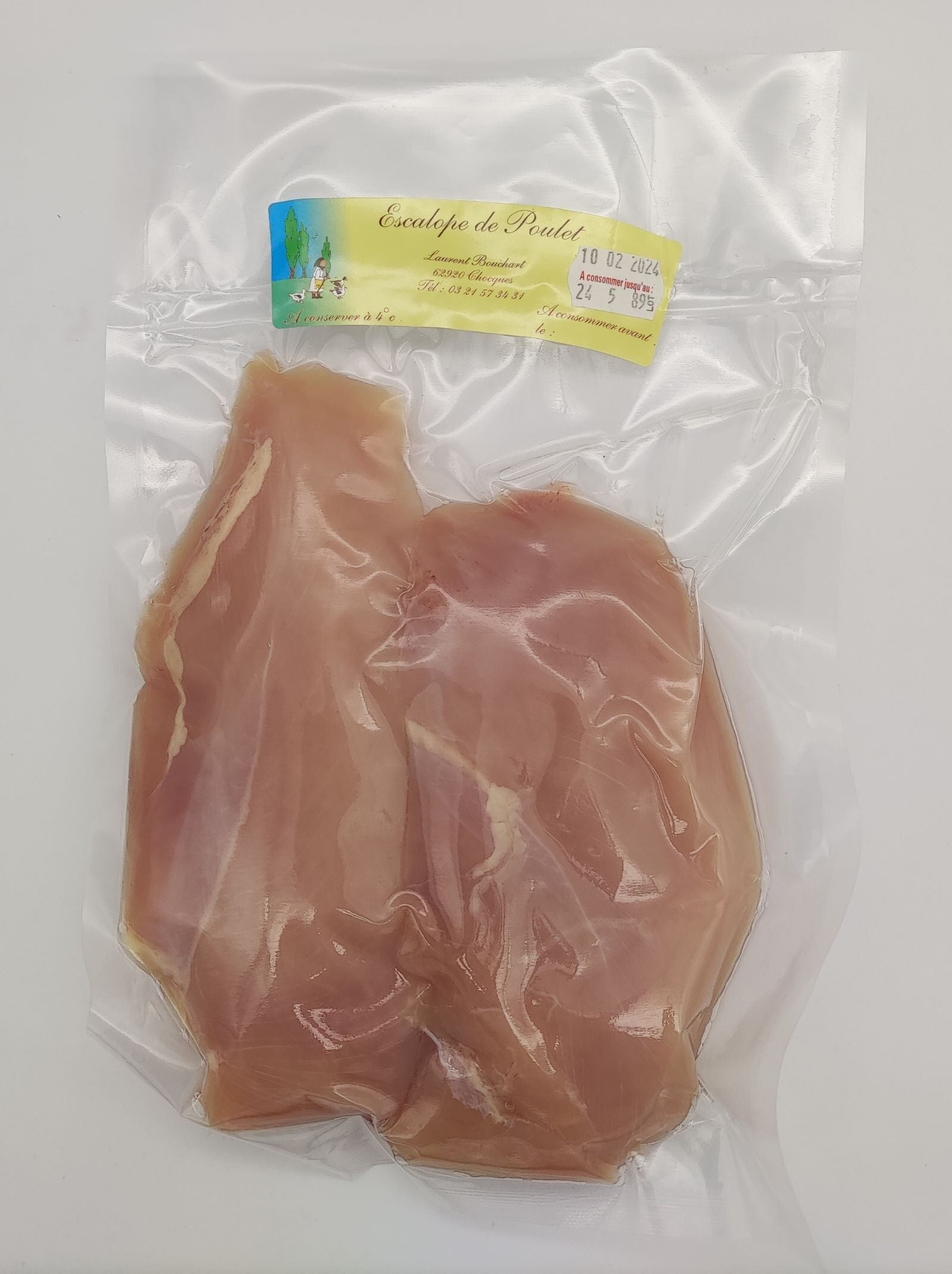 Blanc de poulet sous vide