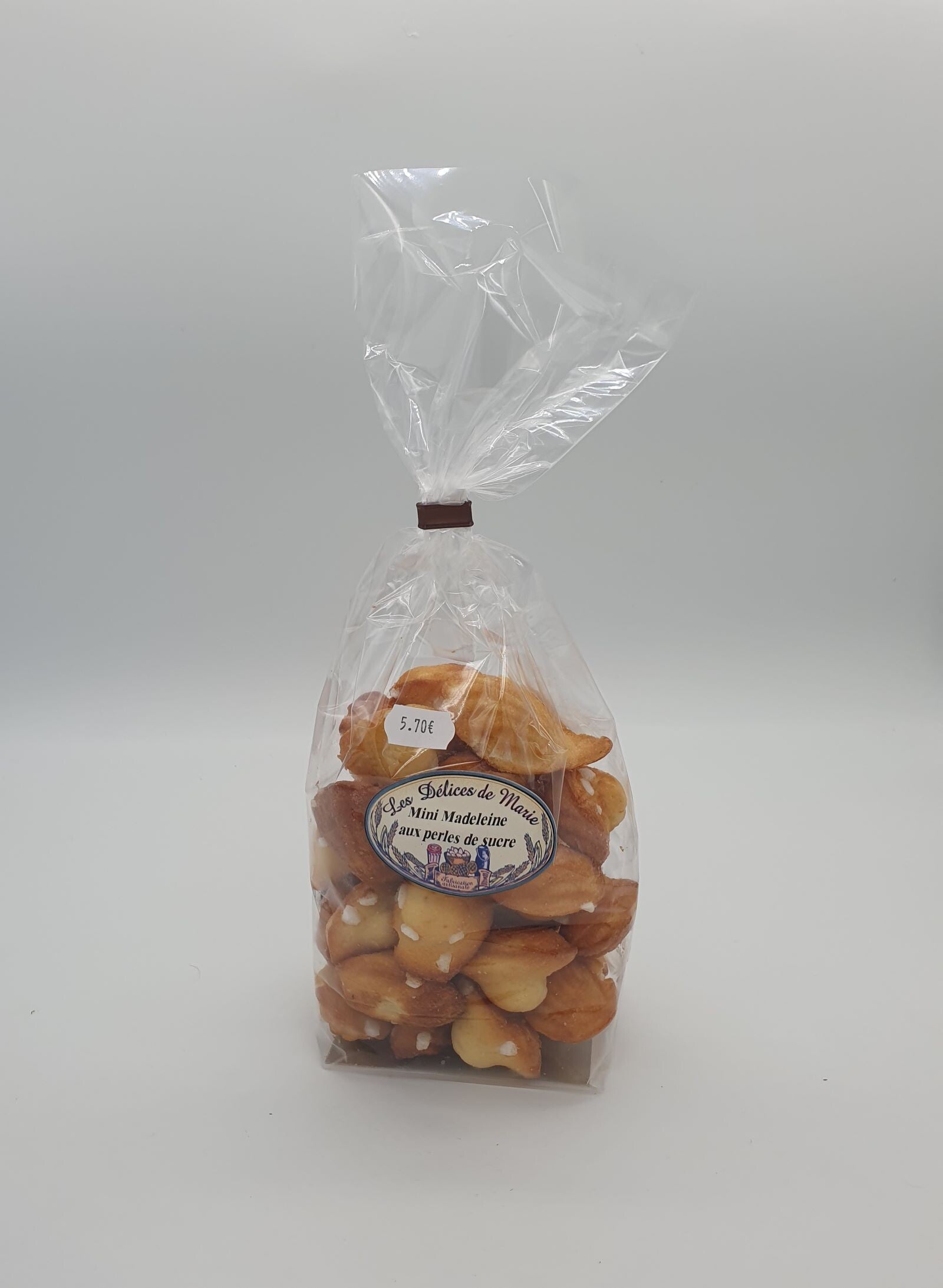 Mini madeleines aux perles de sucre