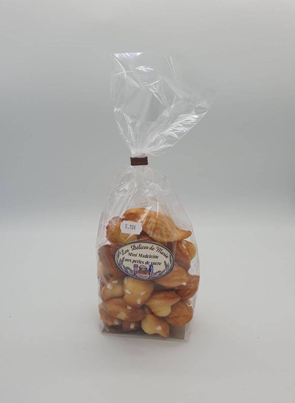 Mini madeleines aux perles de sucre