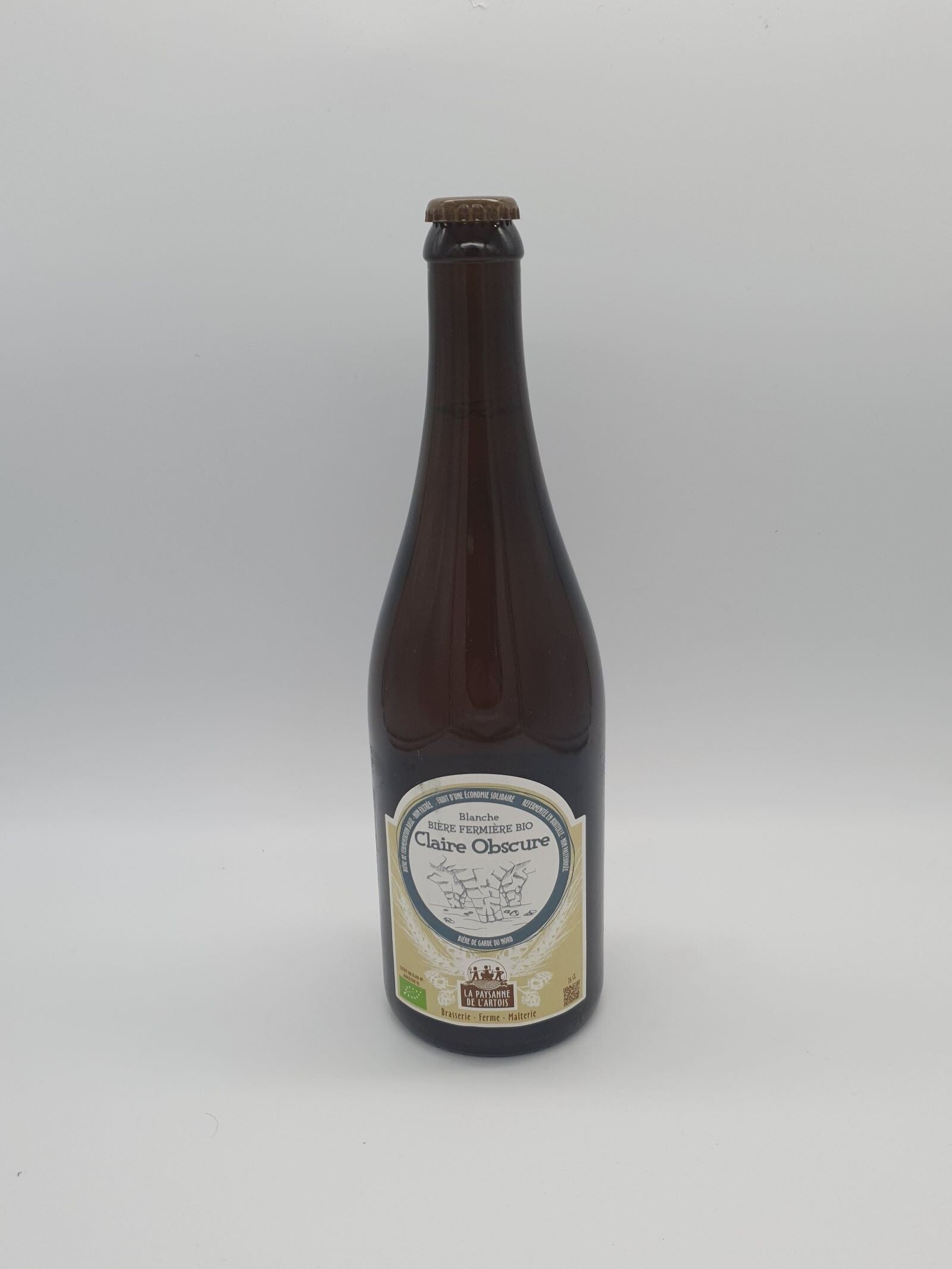 Bière blanche clair obscur