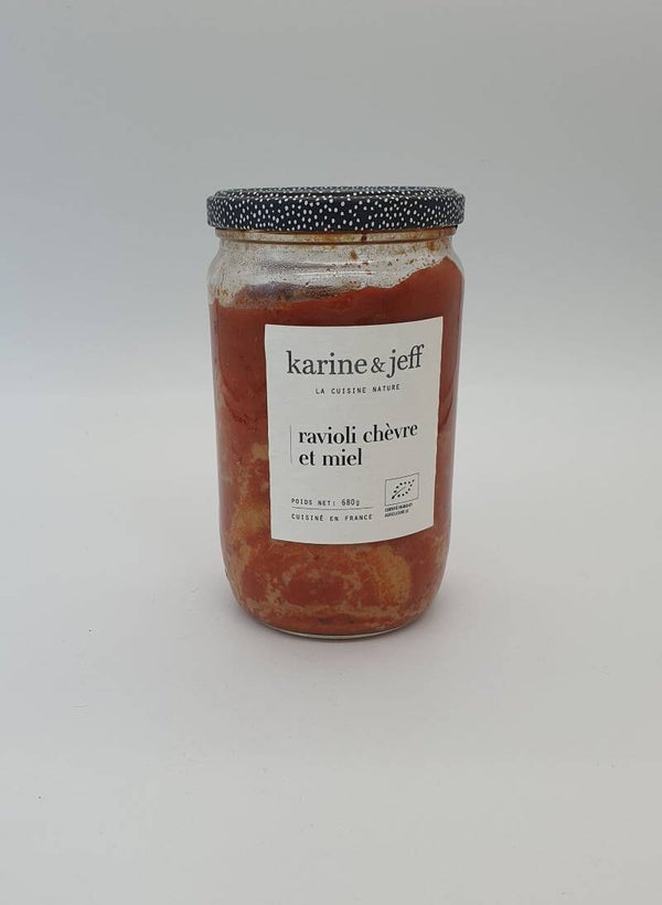 Ravioli chèvre et miel