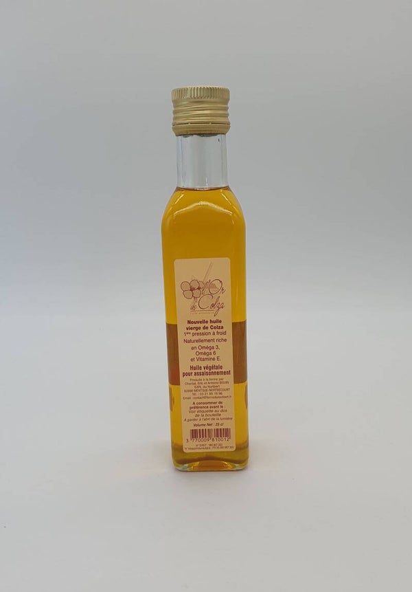 Huile vierge de colza la ferme du nortbert