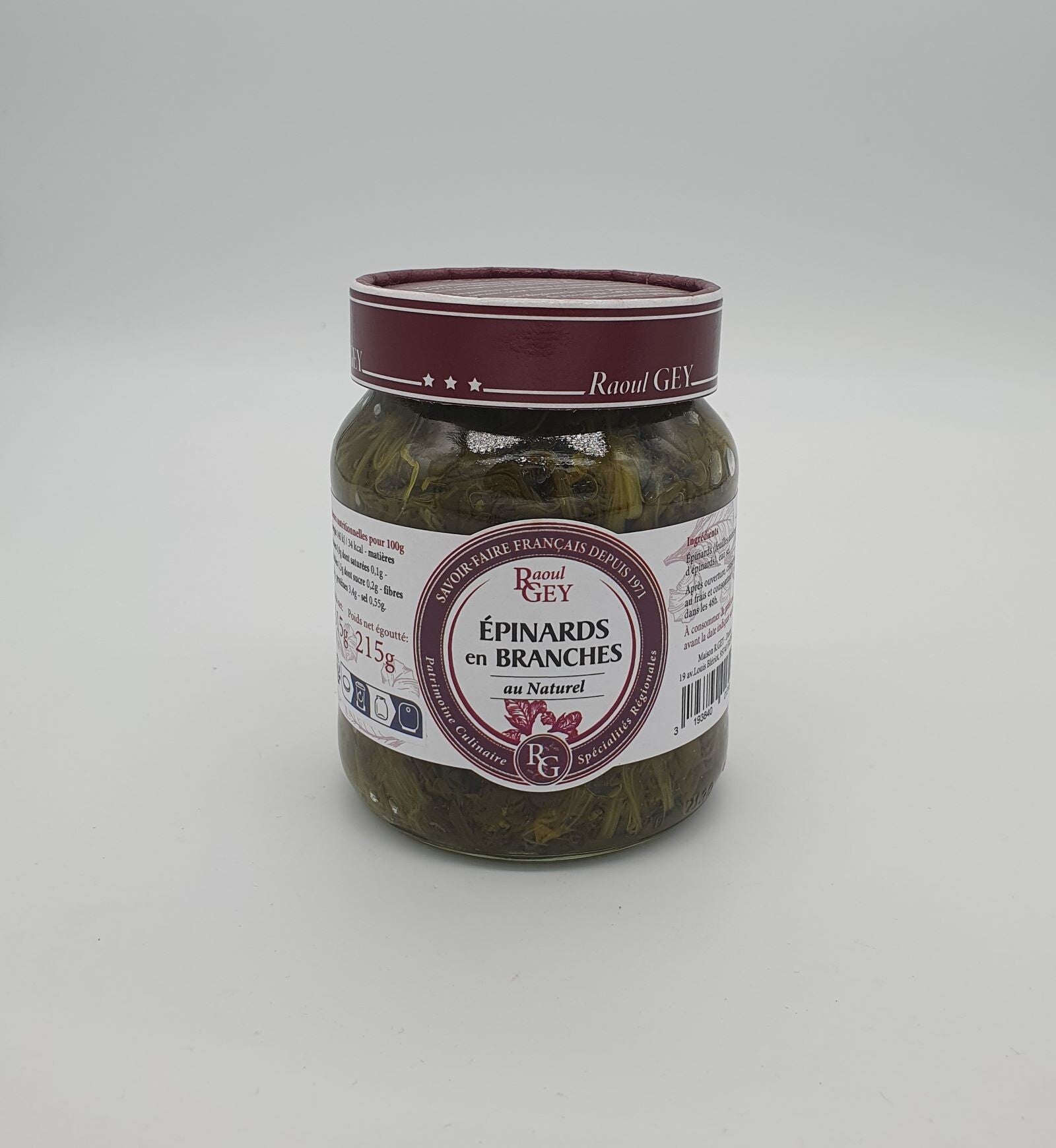 Epinards en branches