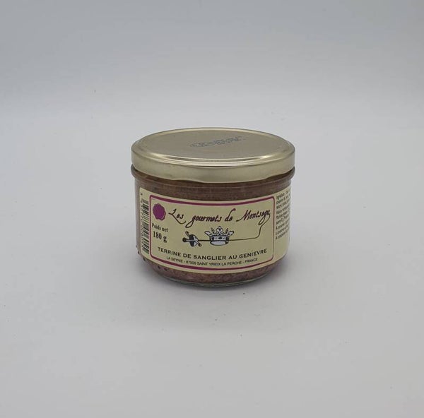 Terrine de sanglier au genièvre