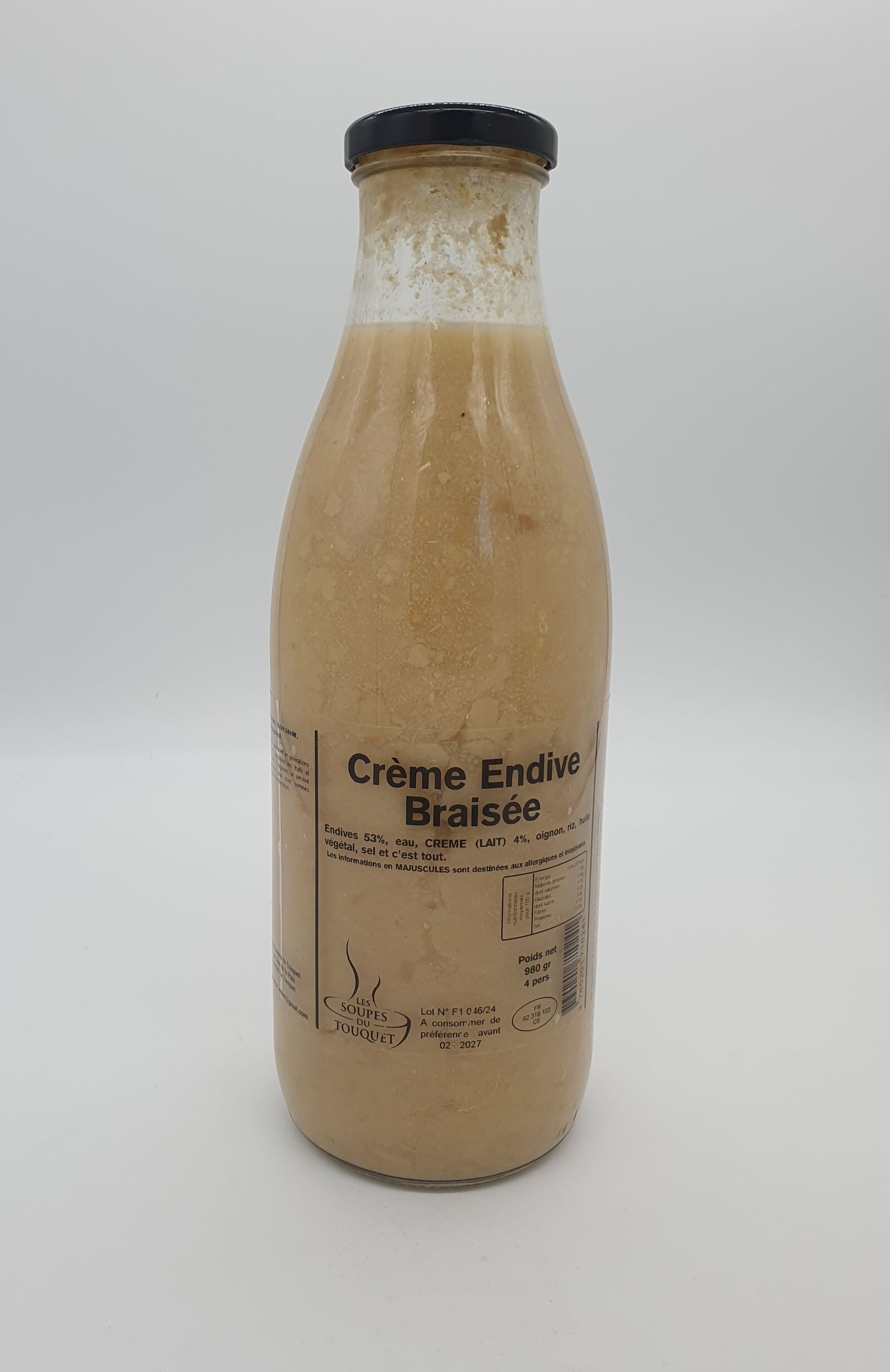 Soupe endive braisée