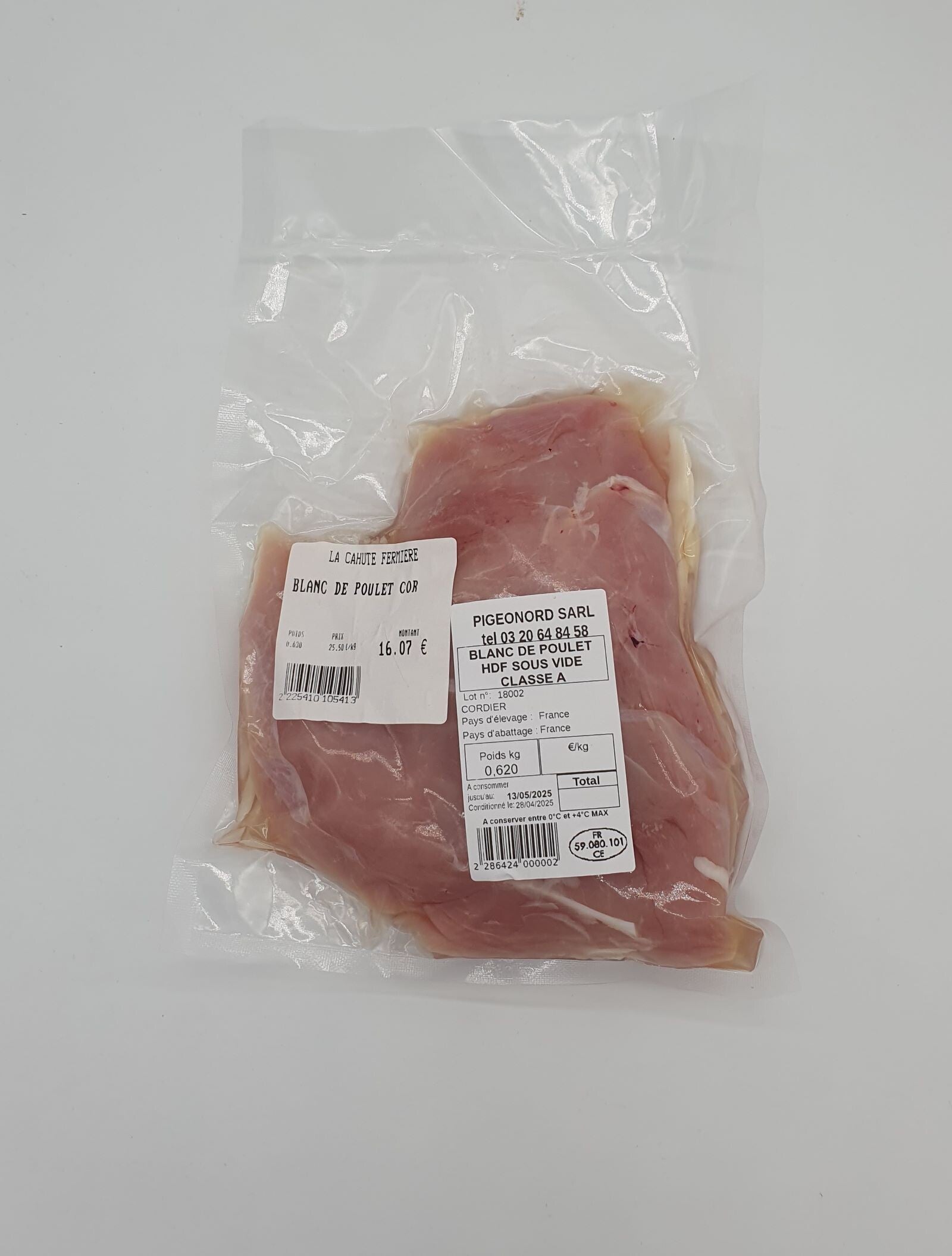 Blanc de poulet cordier