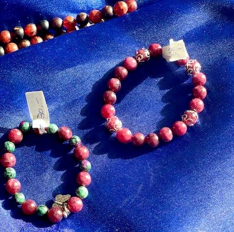 Heilstein Armbänder mit Granat