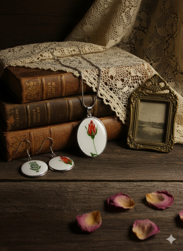 Parure éclat de rose