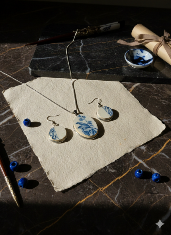 Parure Héritage Bleu