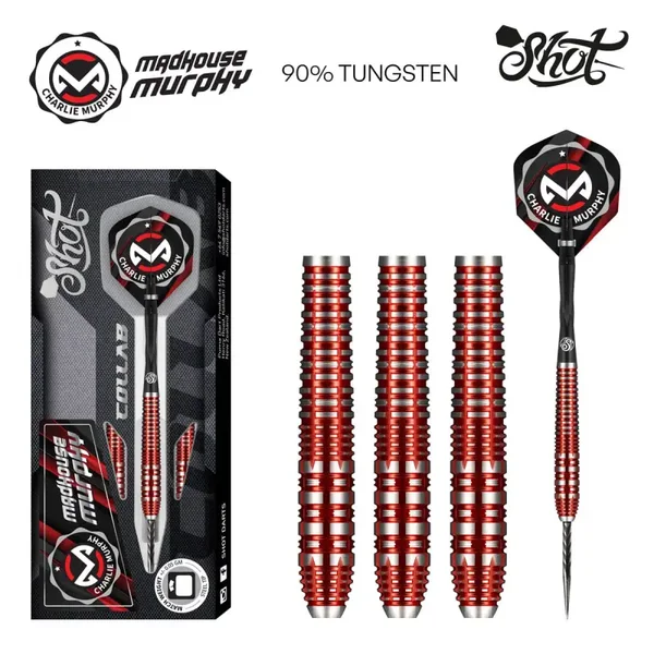 Shot Colab Charlie Murphy 90% Tungsten Darts