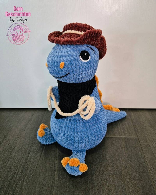 Handgehäkelter Cowboy Rex