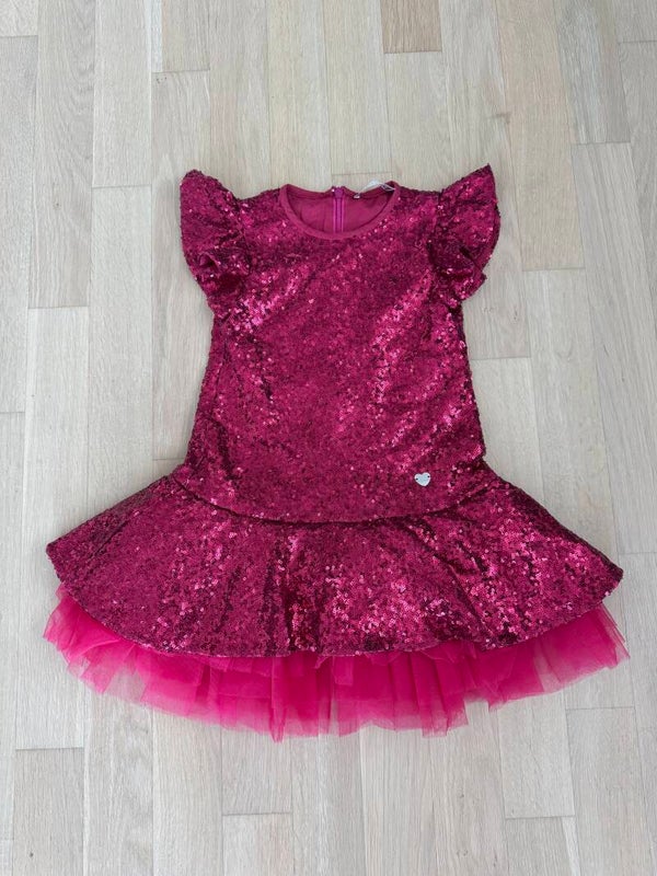 Monnalisa Paillettenkleid
