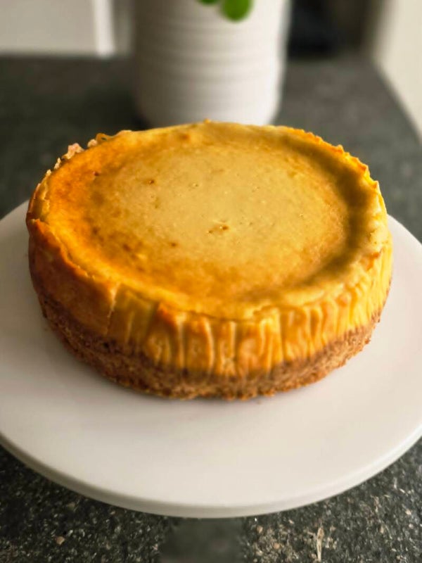 Gebakken cheesecake natuur