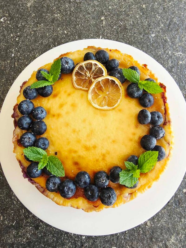 Blueberry cheesecake