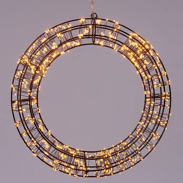 Couronne lumineuse ronde avec lumière en location