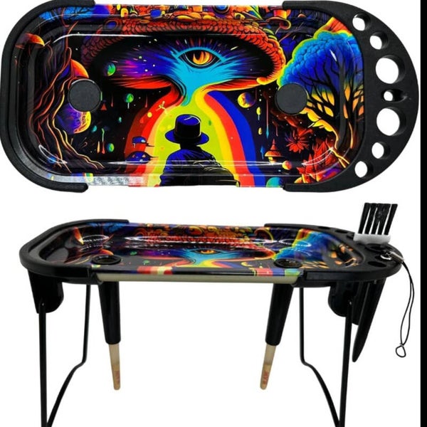 Cigarette Rolling Tray Set with Cone Loader