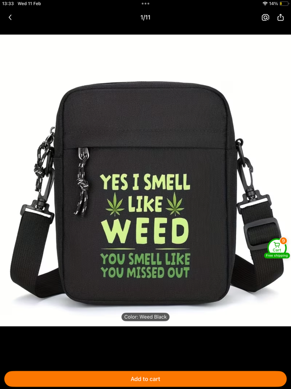 Casual Men'S Crossbody Bag