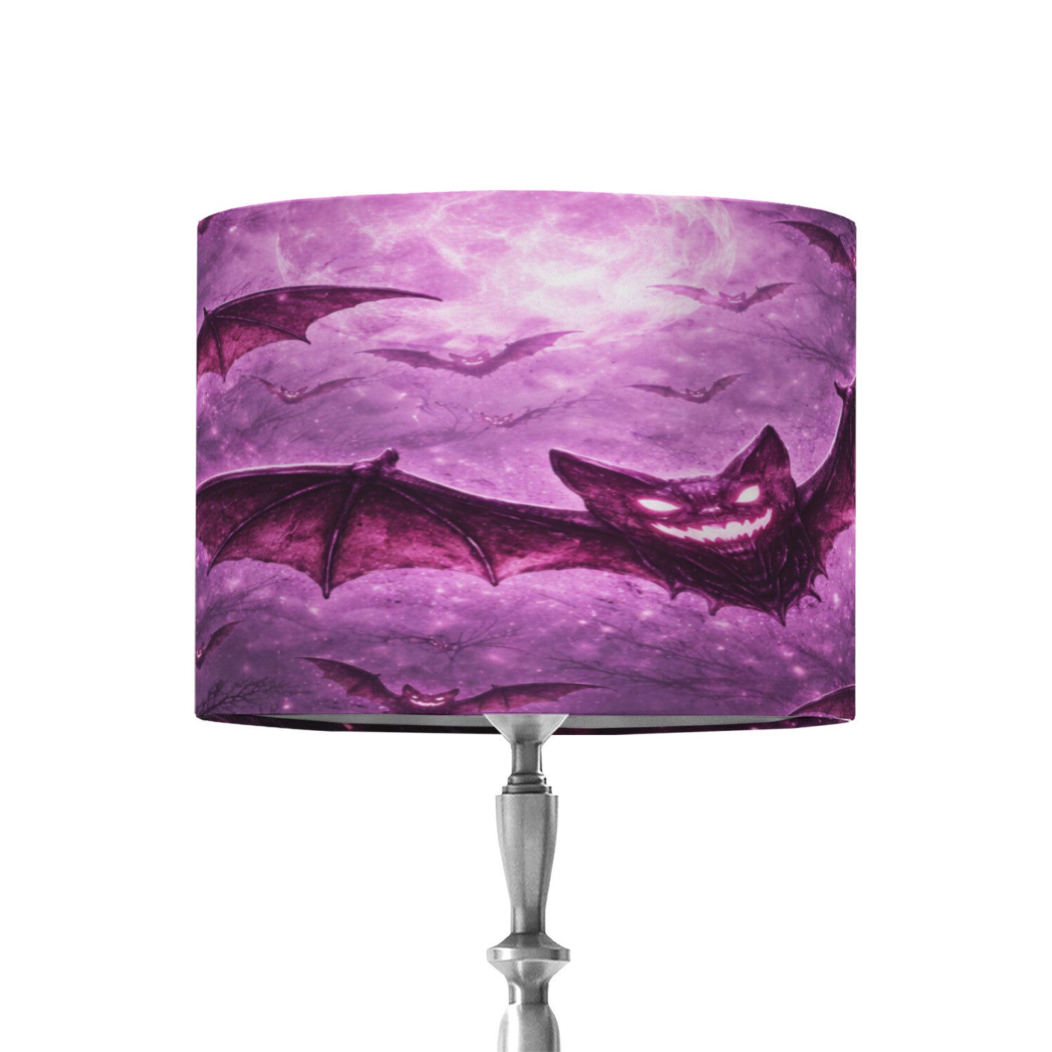 Girly batty lamp