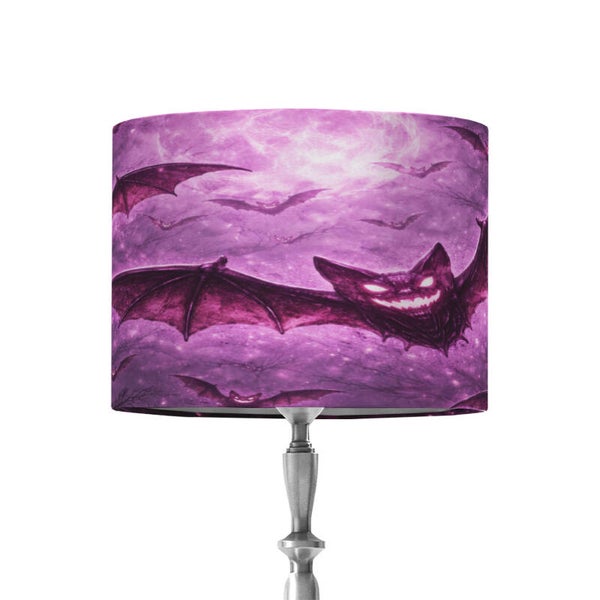 Girly batty lamp
