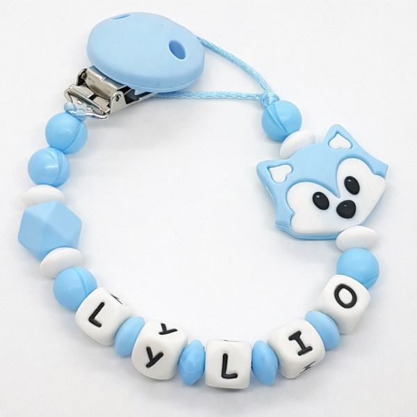 Renard tout doux bleu