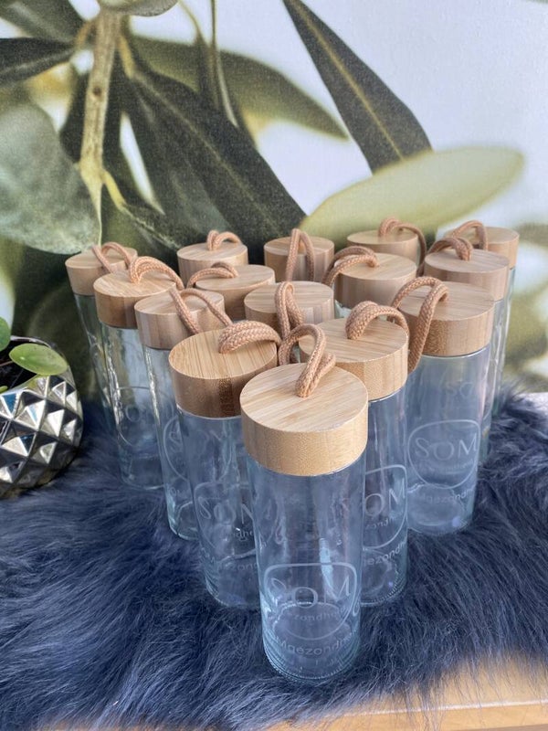 Glazen Drinkflessen met Bedrijfslogo Gepersonaliseerd - 430ml