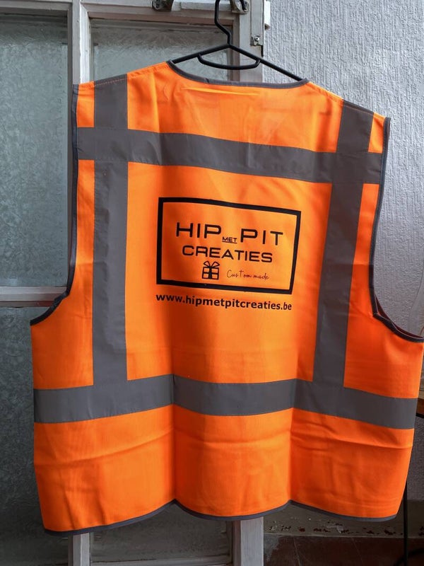 Fluorhesje met Bedrijfslogo en Naam