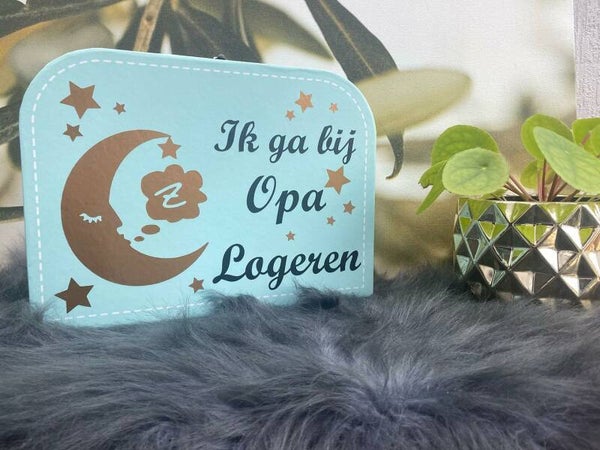 Koffertje Gepersonaliseerd Logeerkoffer - Kinderkoffer met Naam