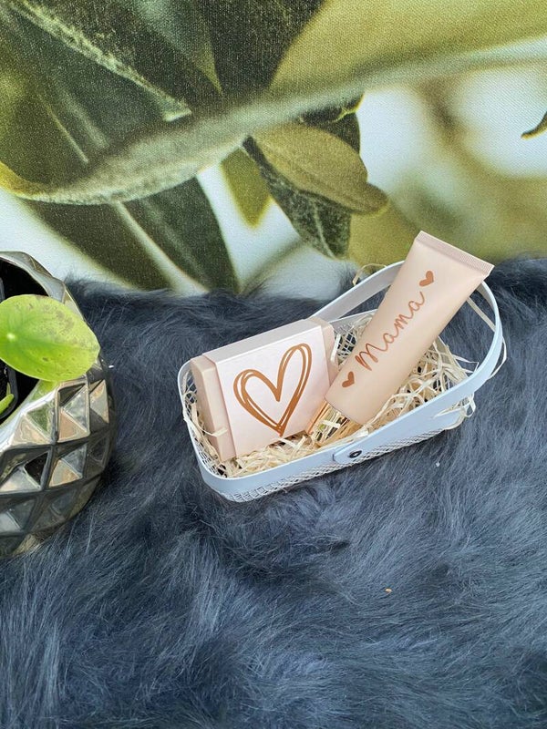 Handcreme met Zeep  Gepersonaliseerd (Giftset Rose)