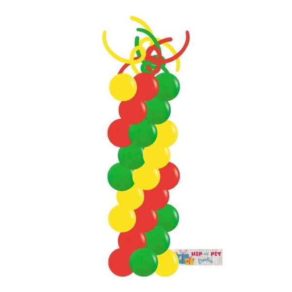 Ballonnenpilaar Carnaval top twisters