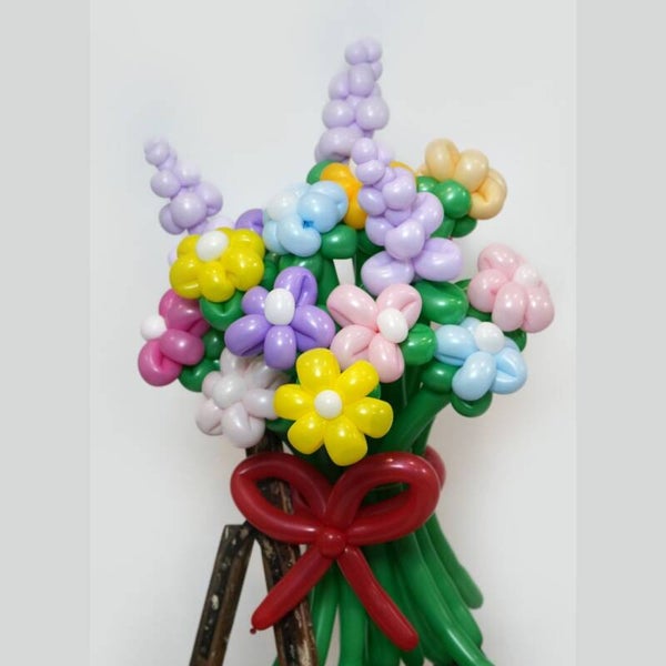 Ballonnen Voorjaarsboeket – Prachtige Pasteltinten