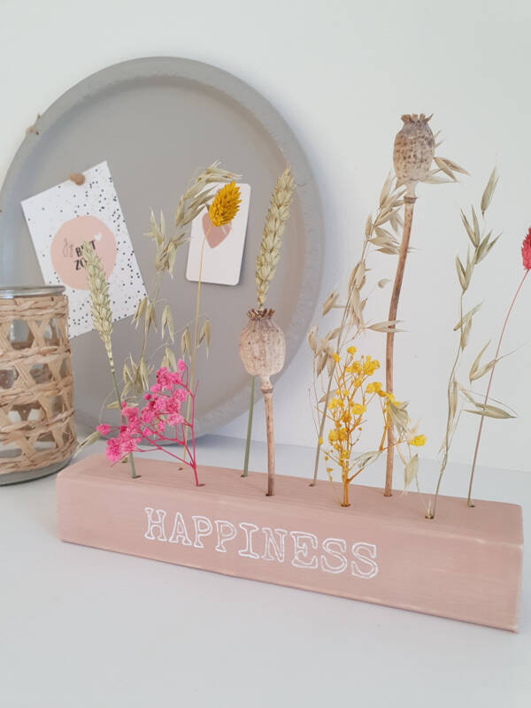 DIY Creatief Woonpakket Bloemenstandaard Vintage Pink