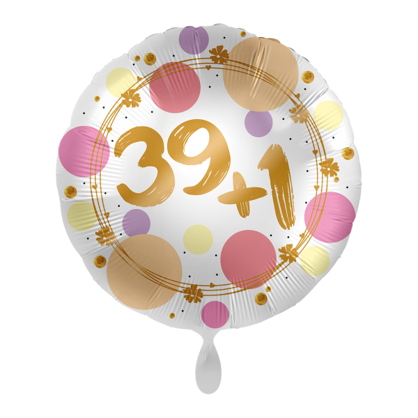 Folieballon 39+1 – 43 cm