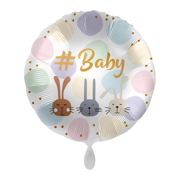 Folieballon #Baby – 43 cm
