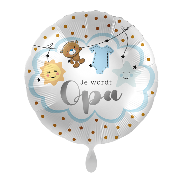 Folieballon Je word Opa – 43 cm