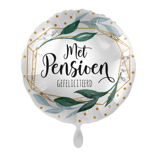 Folieballon Met Pensioen Gefeliciteerd – 43 cm