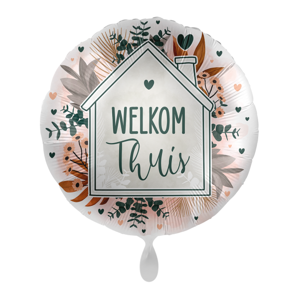 Folieballon "Welkom Thuis!" – 43 cm