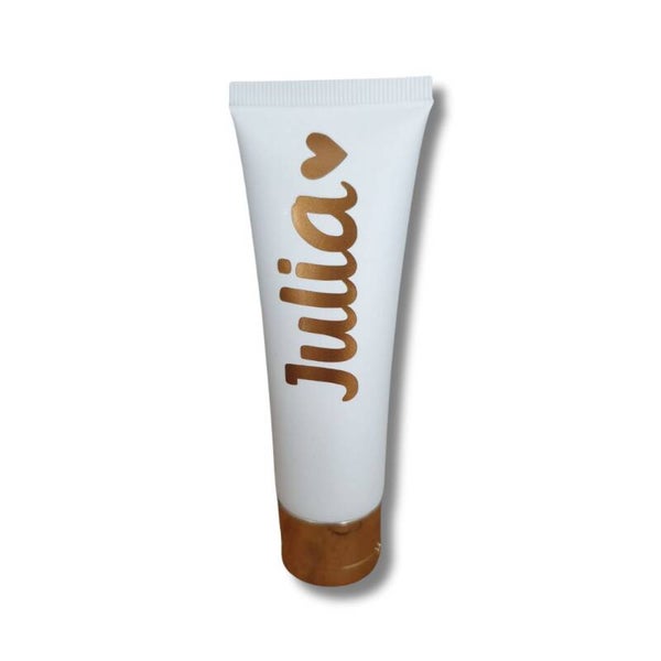 Handcrème wit met gouden dop