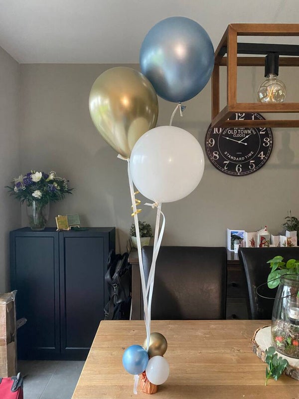 Trio Helium Latexballon - Tafelballonnen Standaard