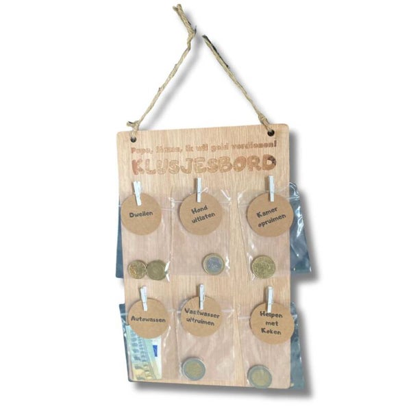 Klusjesbord om een centje bij te verdienen