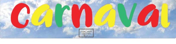 Raamsticker Carnaval