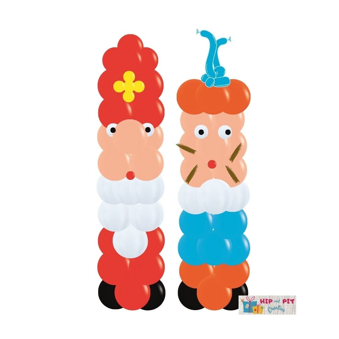 Ballonnendecoratie Sint en Piet
