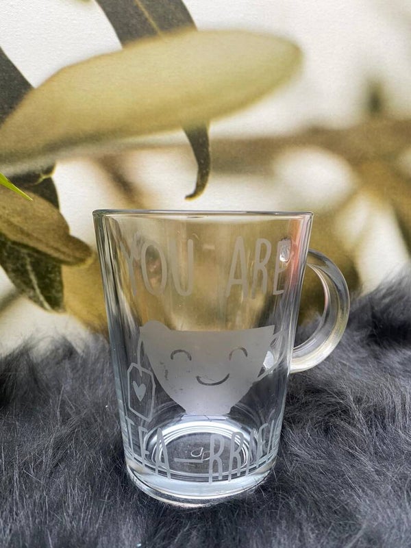 Theeglas met naam