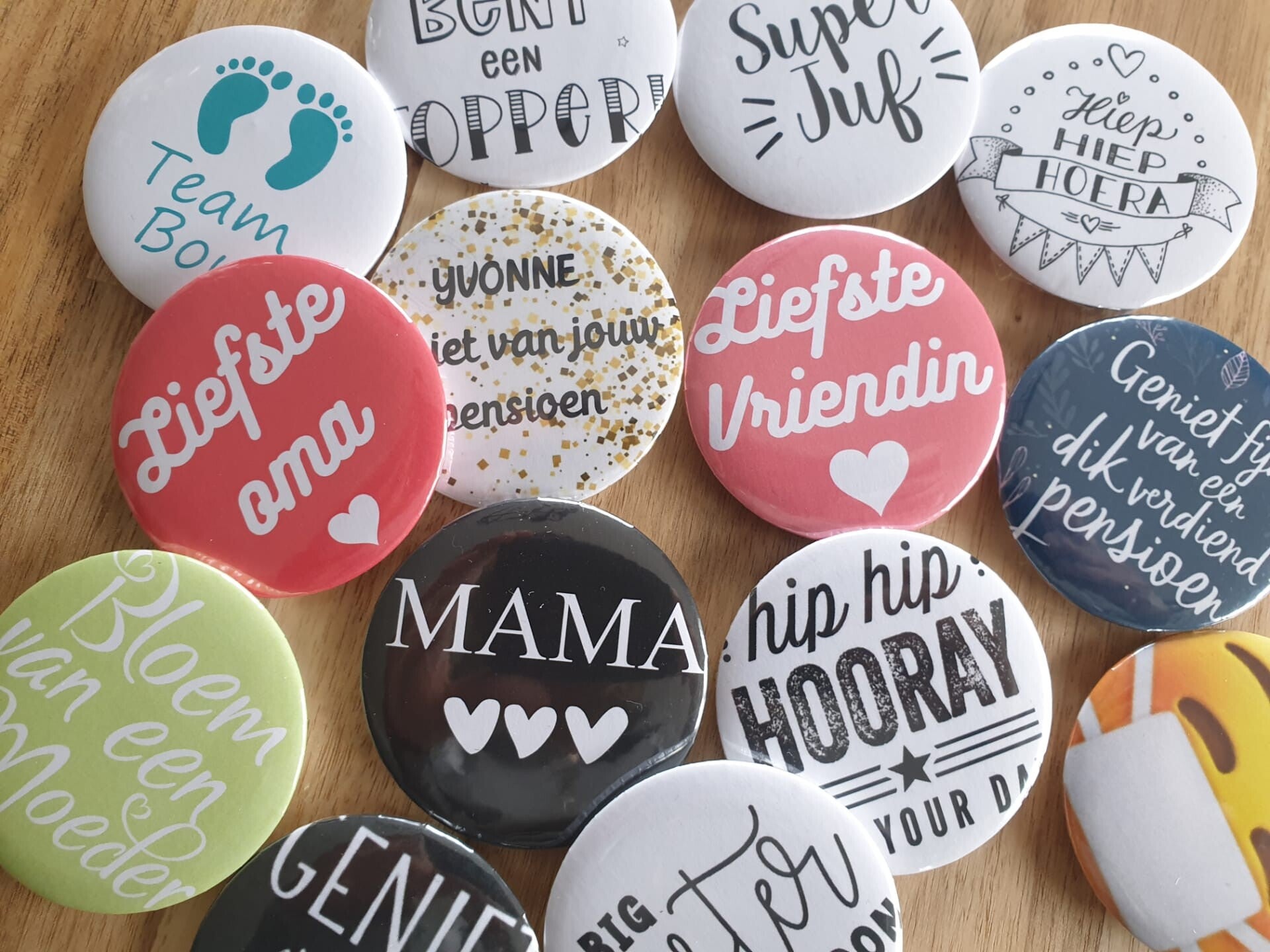 Gepersonaliseerde buttons