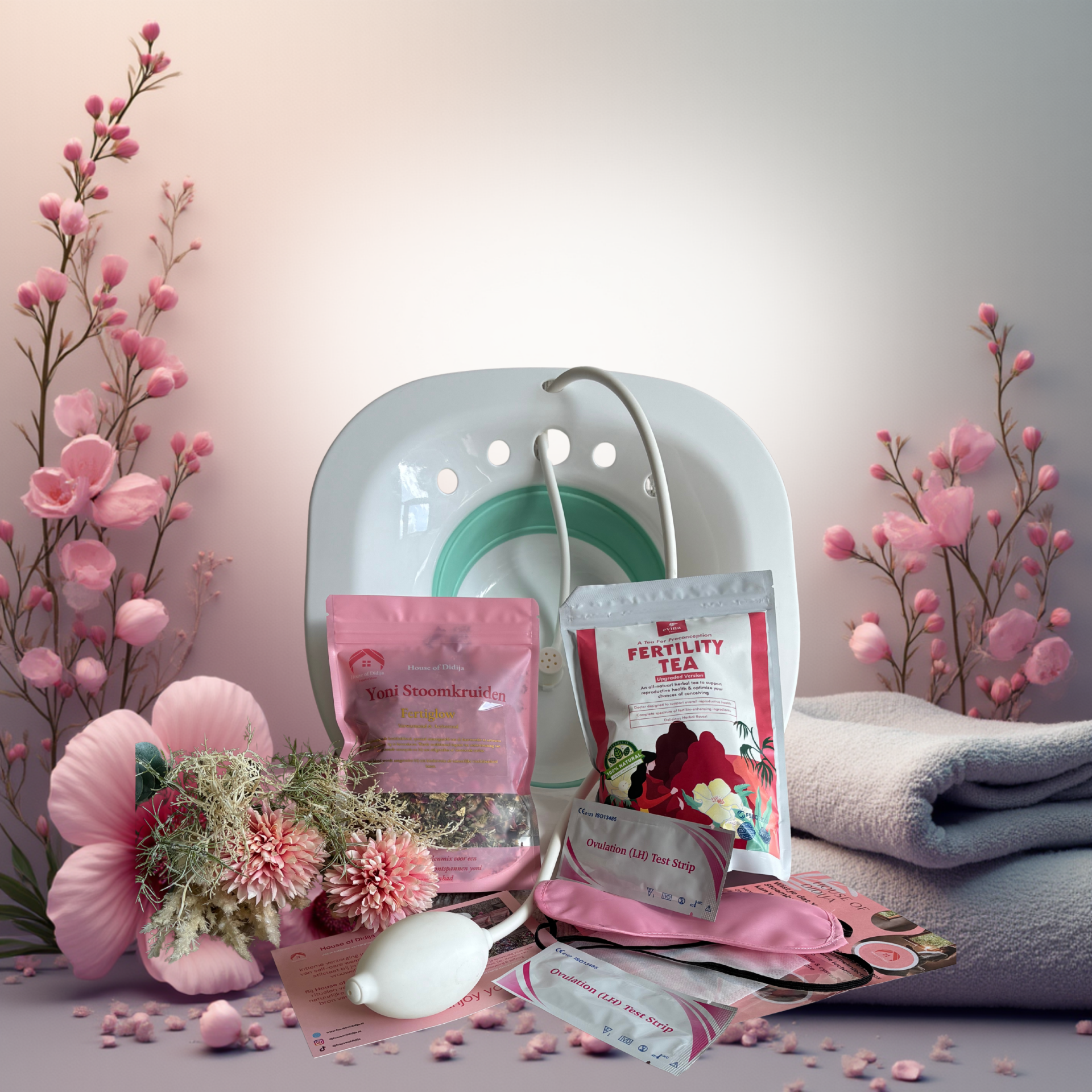 Yoni stoombad Ferti-set (kinderwens/vruchtbaarheidsboost)