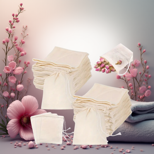 Herbruikbaar katoenen Yoni kruidenzakje