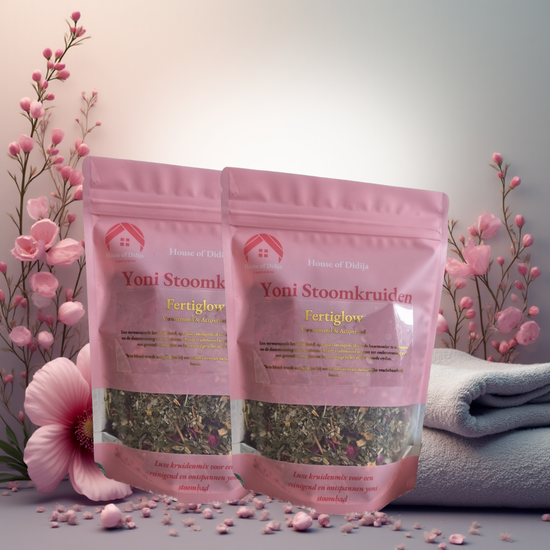 Twin Pack Yoni Stoomkruiden met gratis herbruikbaar kruidenzakje