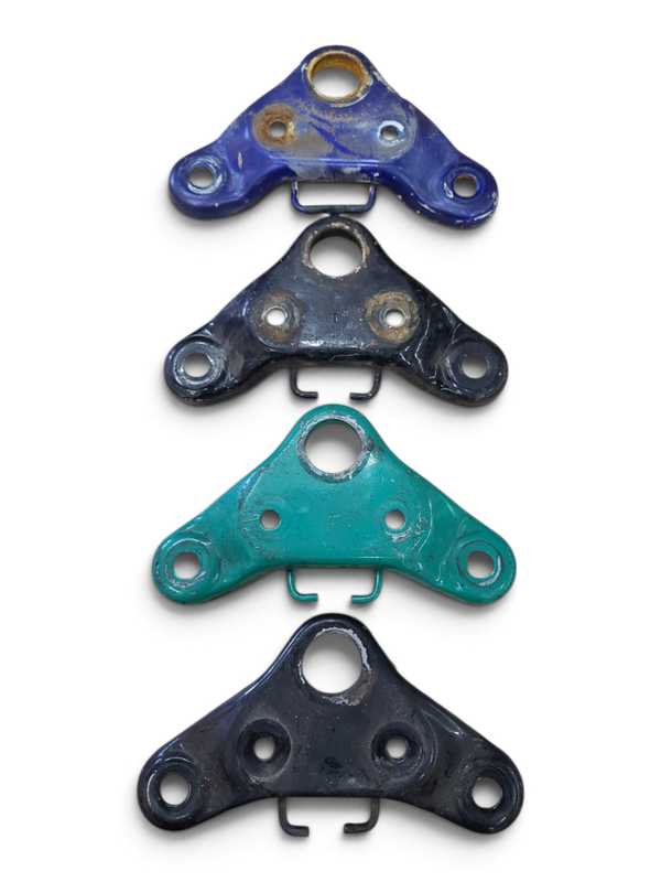 4x Oud type kroonplaat