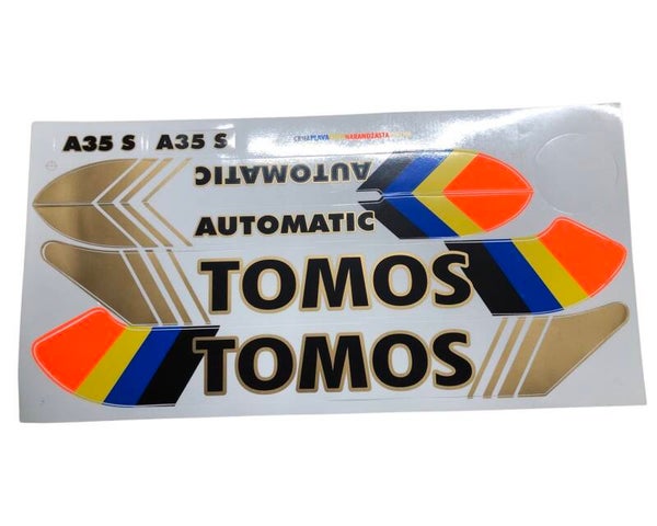 Tomos A35 automatic stickerset