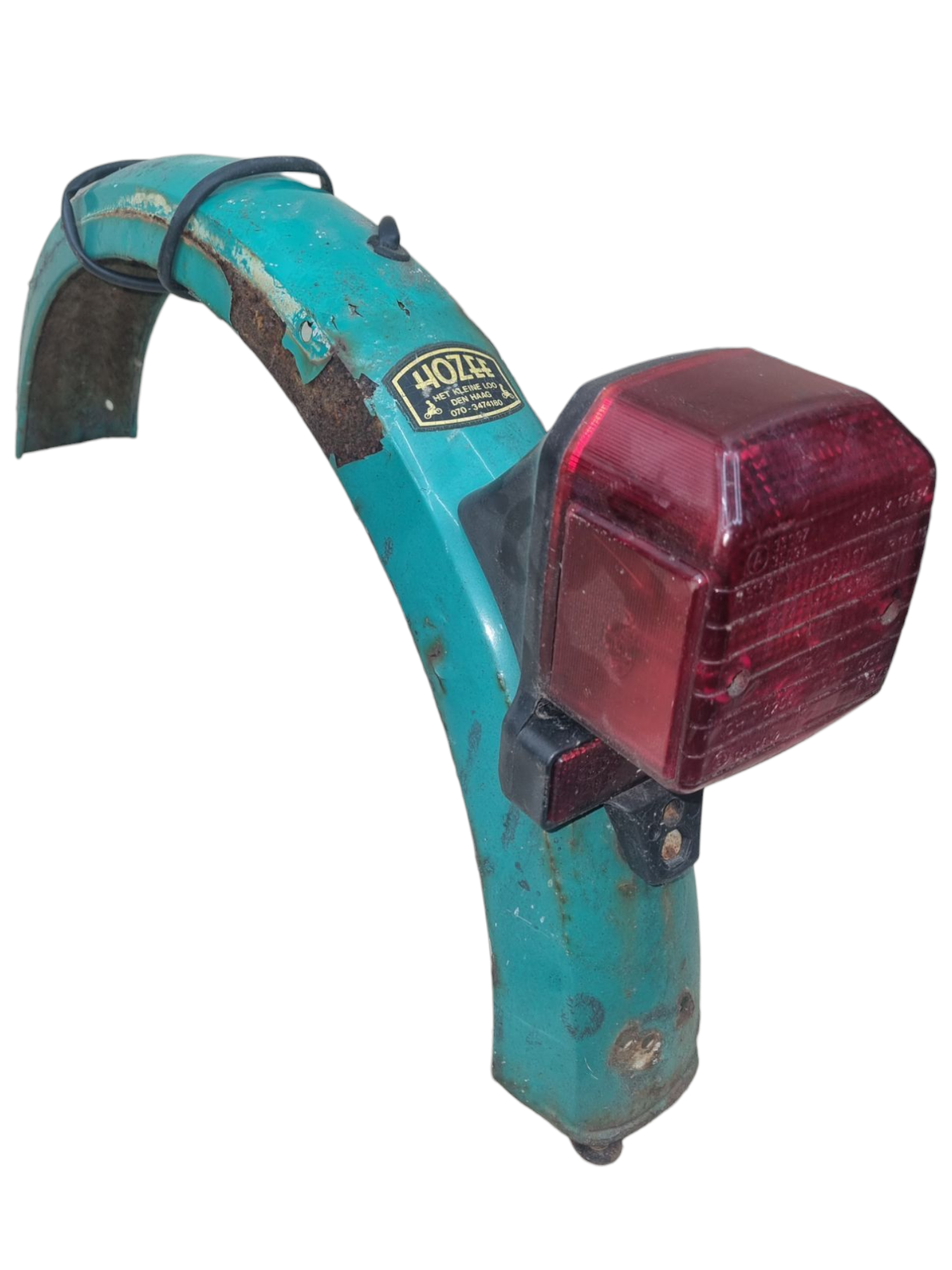 Achterspatbord met achterlicht